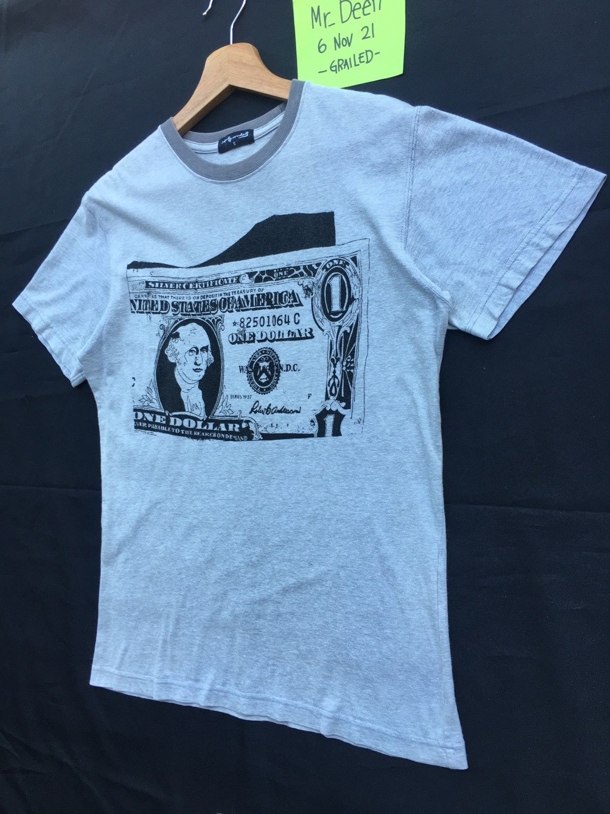 Andy Warhol Rare Vintage Andy Warhol US Dollar Print Tshirt Size US S / EU 44-46 / 1 - 4 Thumbnail