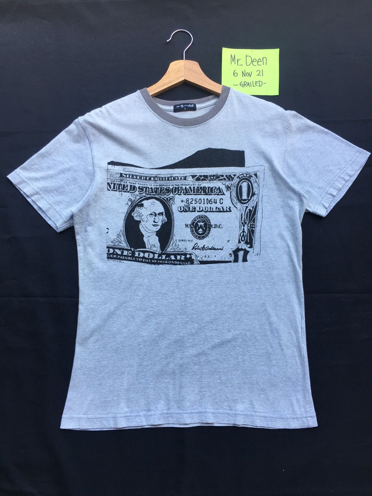 Andy Warhol Rare Vintage Andy Warhol US Dollar Print Tshirt Size US S / EU 44-46 / 1 - 2 Thumbnail