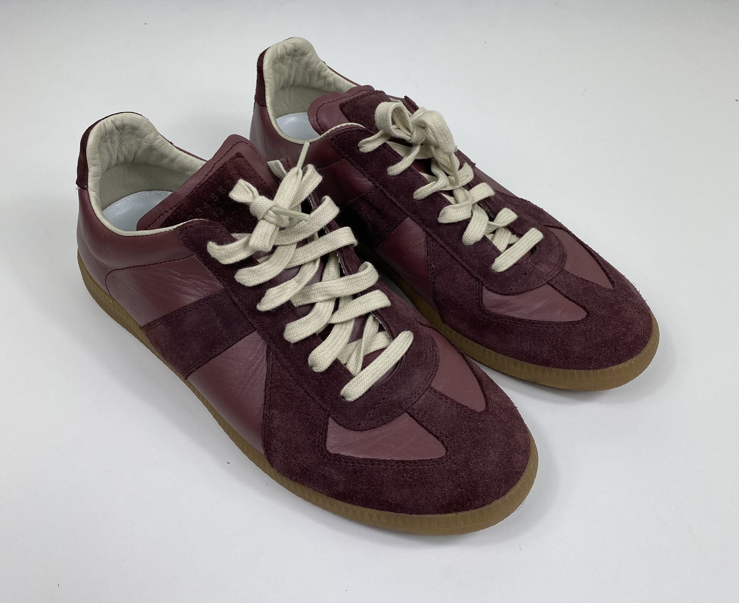 Maison Margiela Replica GAT Burgundy Sneaker EU 41 US 8