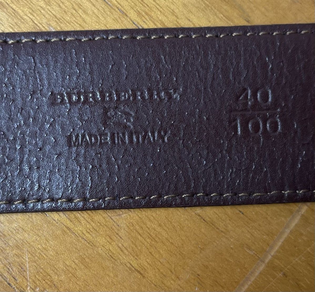 Burberry BURBERRY BELT Size 32 - 2 Thumbnail