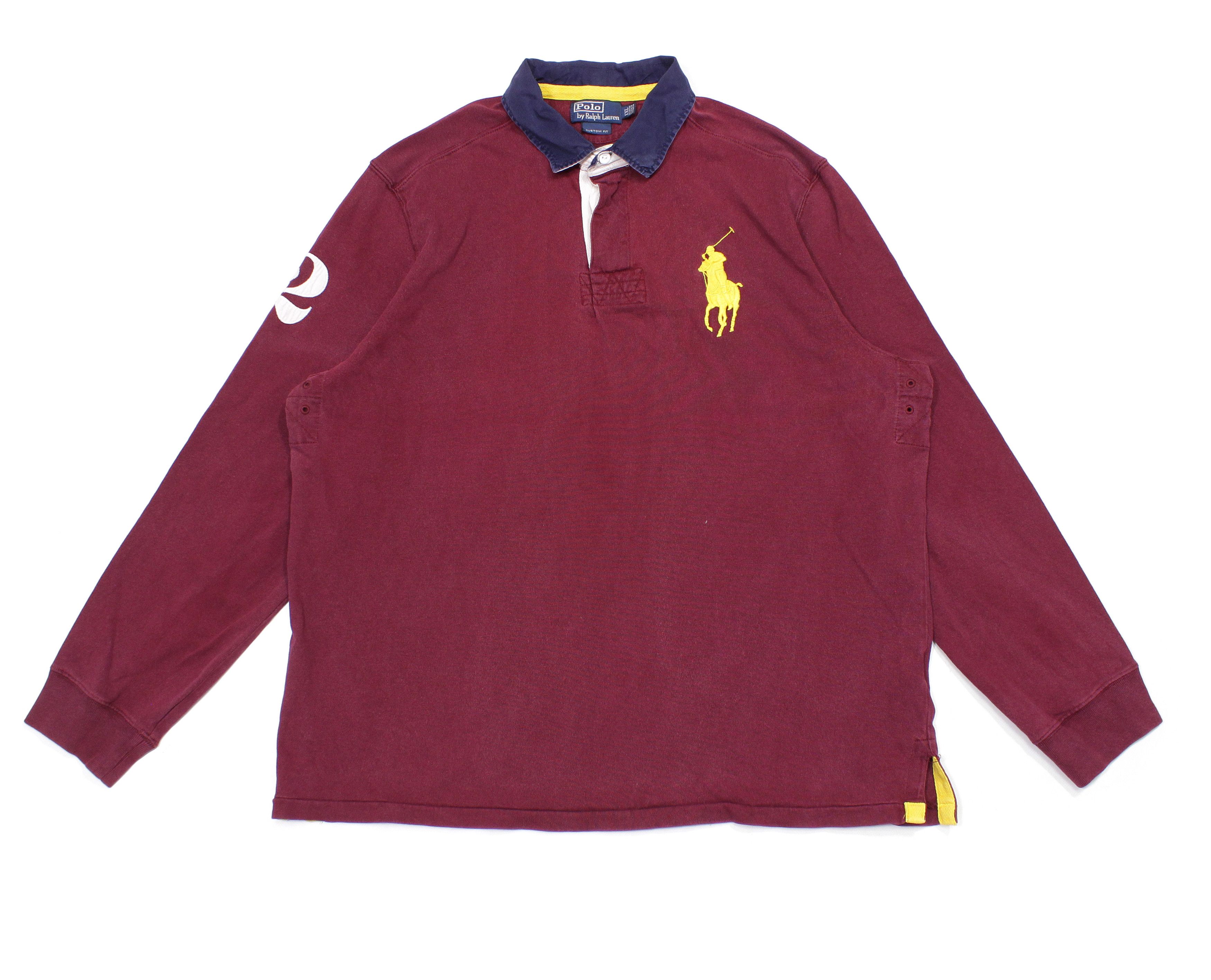 Polo Ralph Lauren Logo Rugby Big Logo Vintage Size US XXL / EU 58 / 5 - 1 Thumbnail
