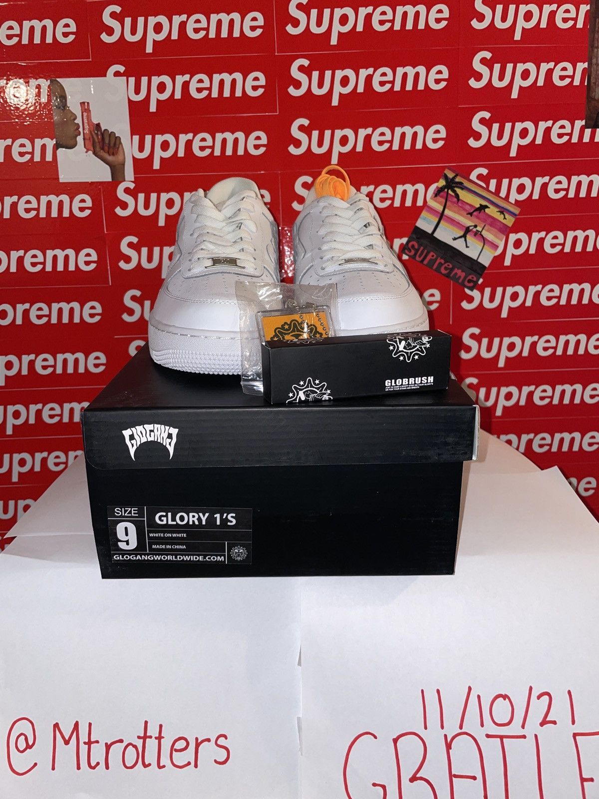 glo gang air force 1s