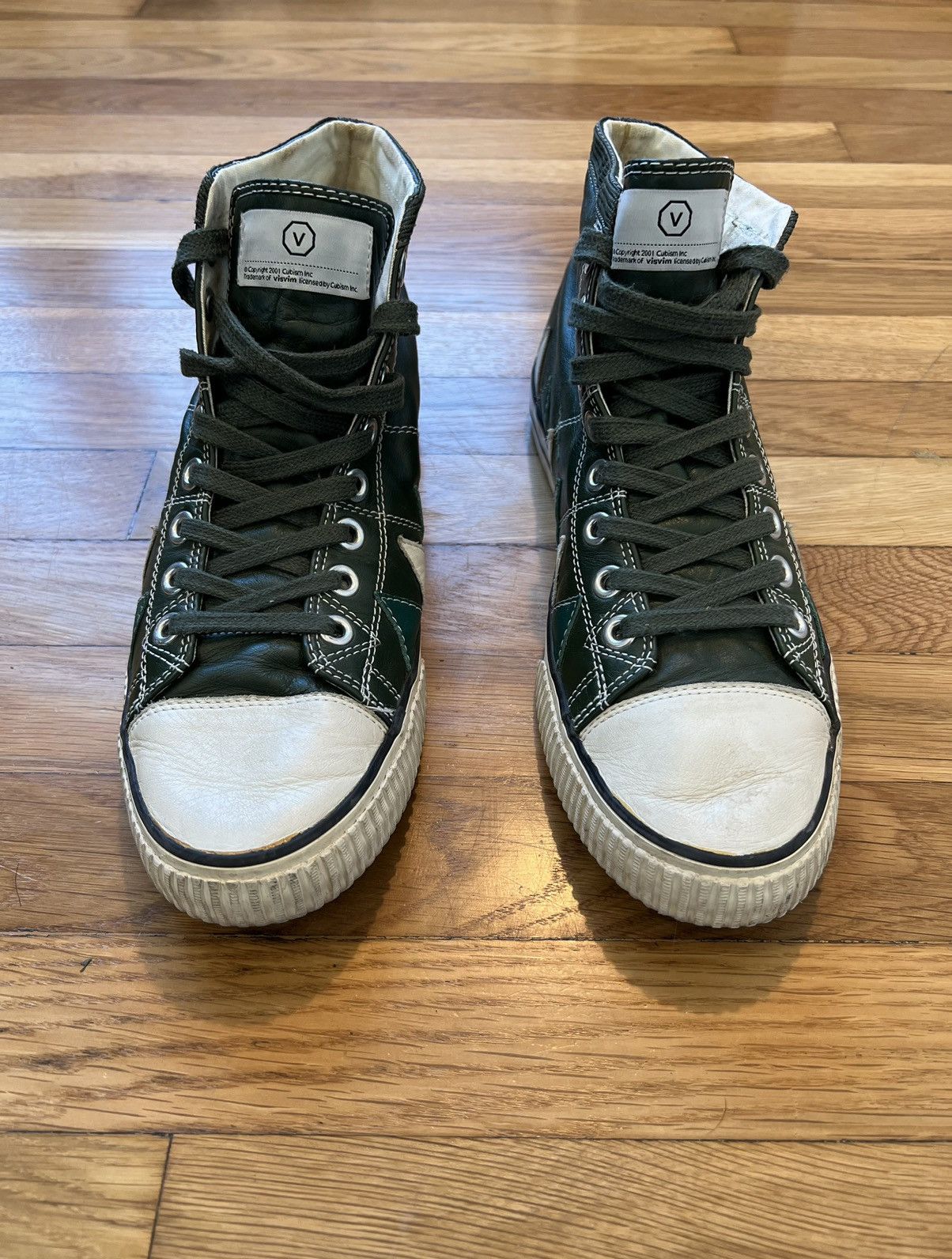 Visvim Leather Kiefer Hi-Top Sneakers Size US 9.5 / EU 42-43 - 2 Thumbnail