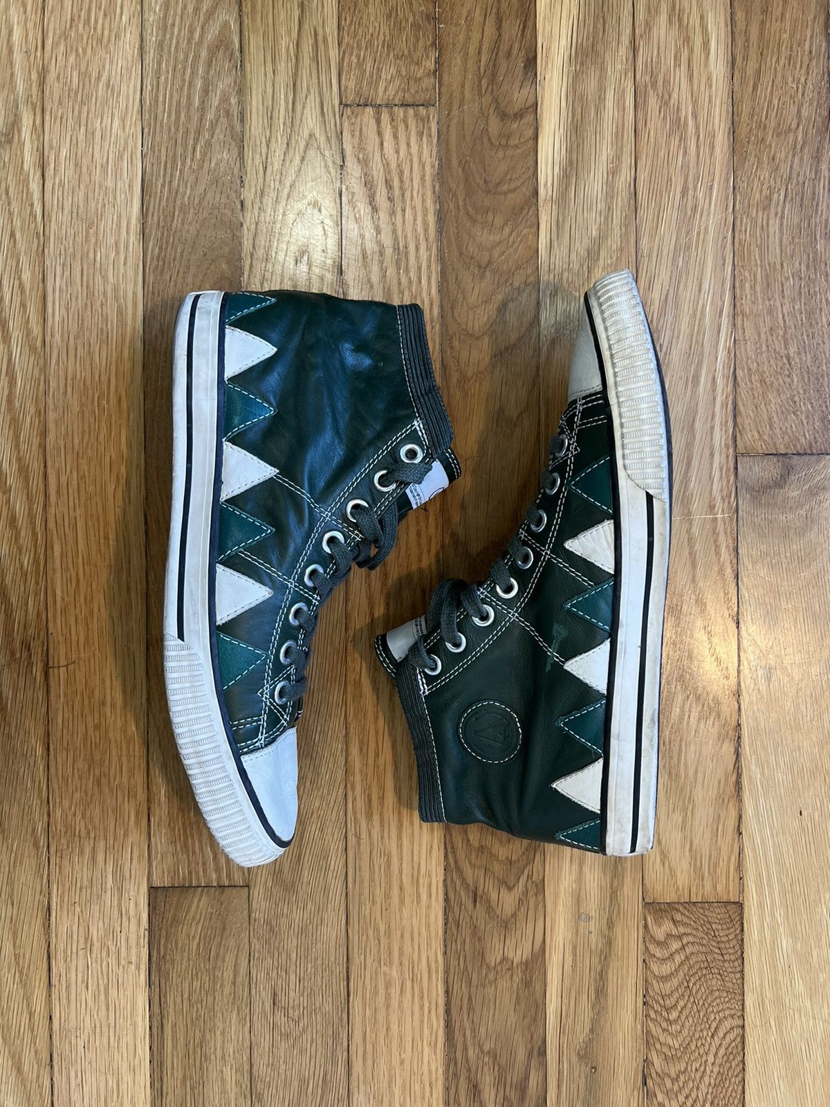 Visvim Leather Kiefer Hi-Top Sneakers Size US 9.5 / EU 42-43 - 1 Thumbnail