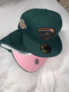 Diamondbacks Lids New Era X Mlb Off White Pinstripe Fitted Hat Size 8