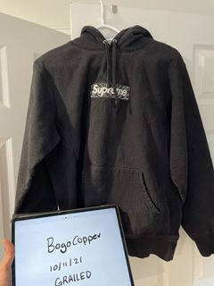 Supreme Box Logo Hooded Sweatshirt Black