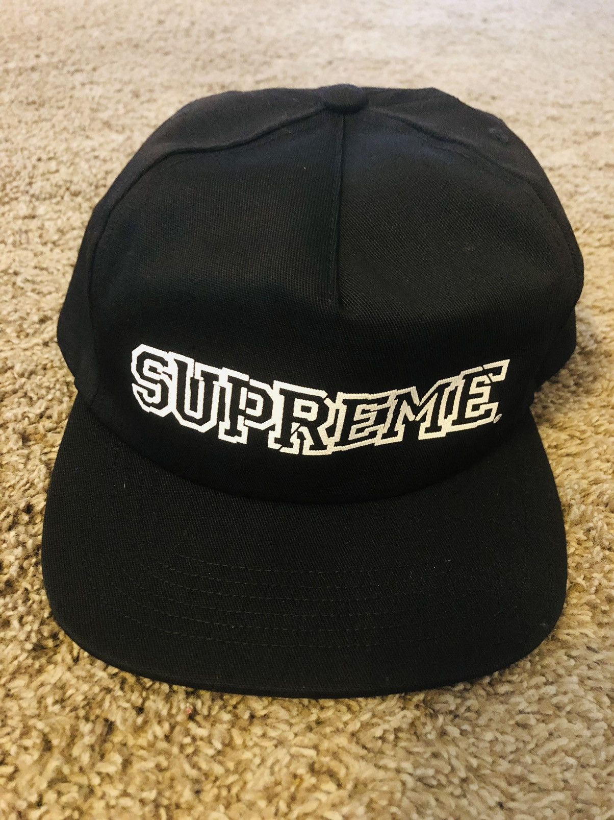 Supreme Supreme Shattered Logo 5-Panel Hat | Grailed