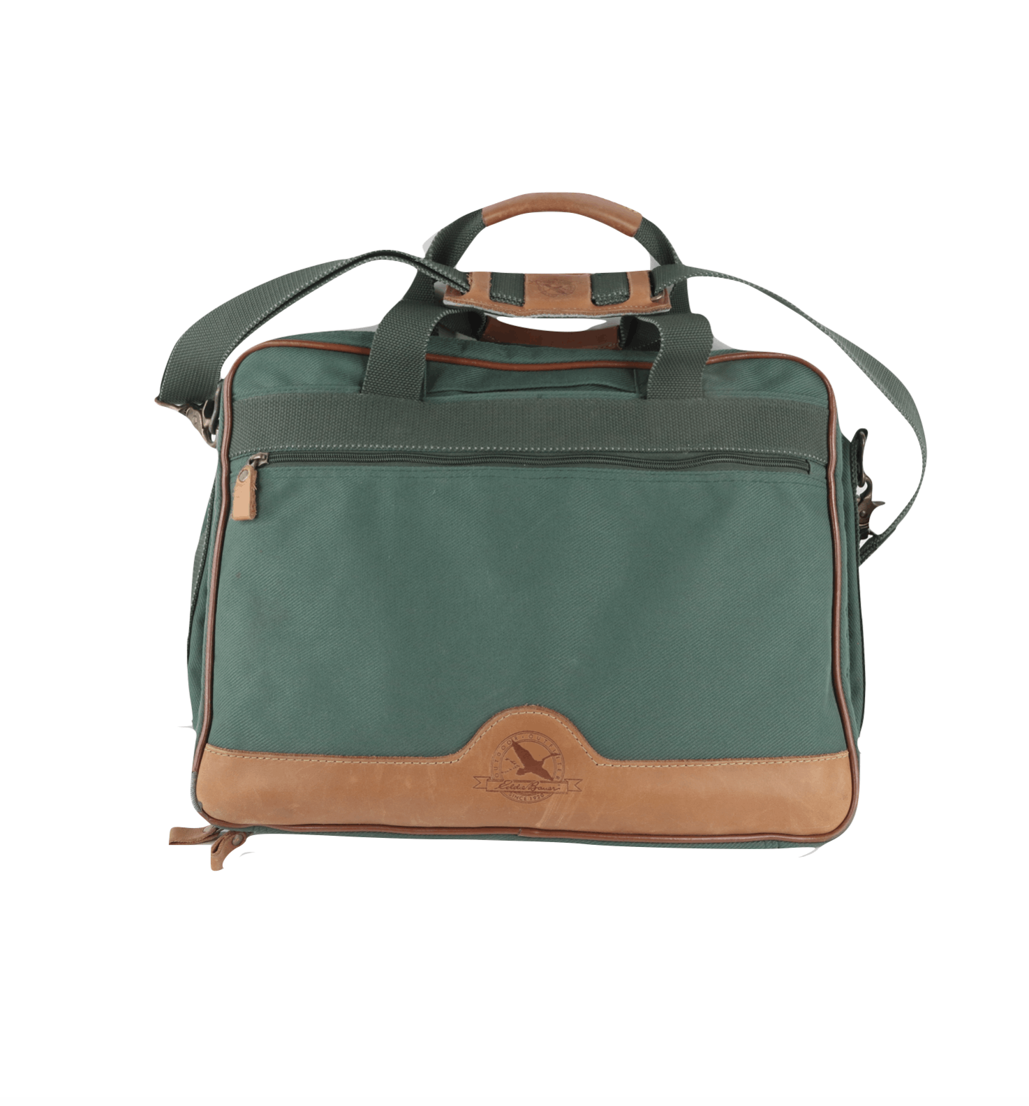 Vintage Vintage 90s Eddie Bauer Leather Briefcase Bag Grailed