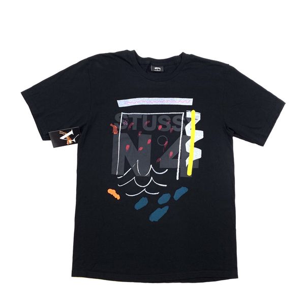 Stussy Stussy No 4 Sketch Art Tee T Shirt Size Medium | Grailed