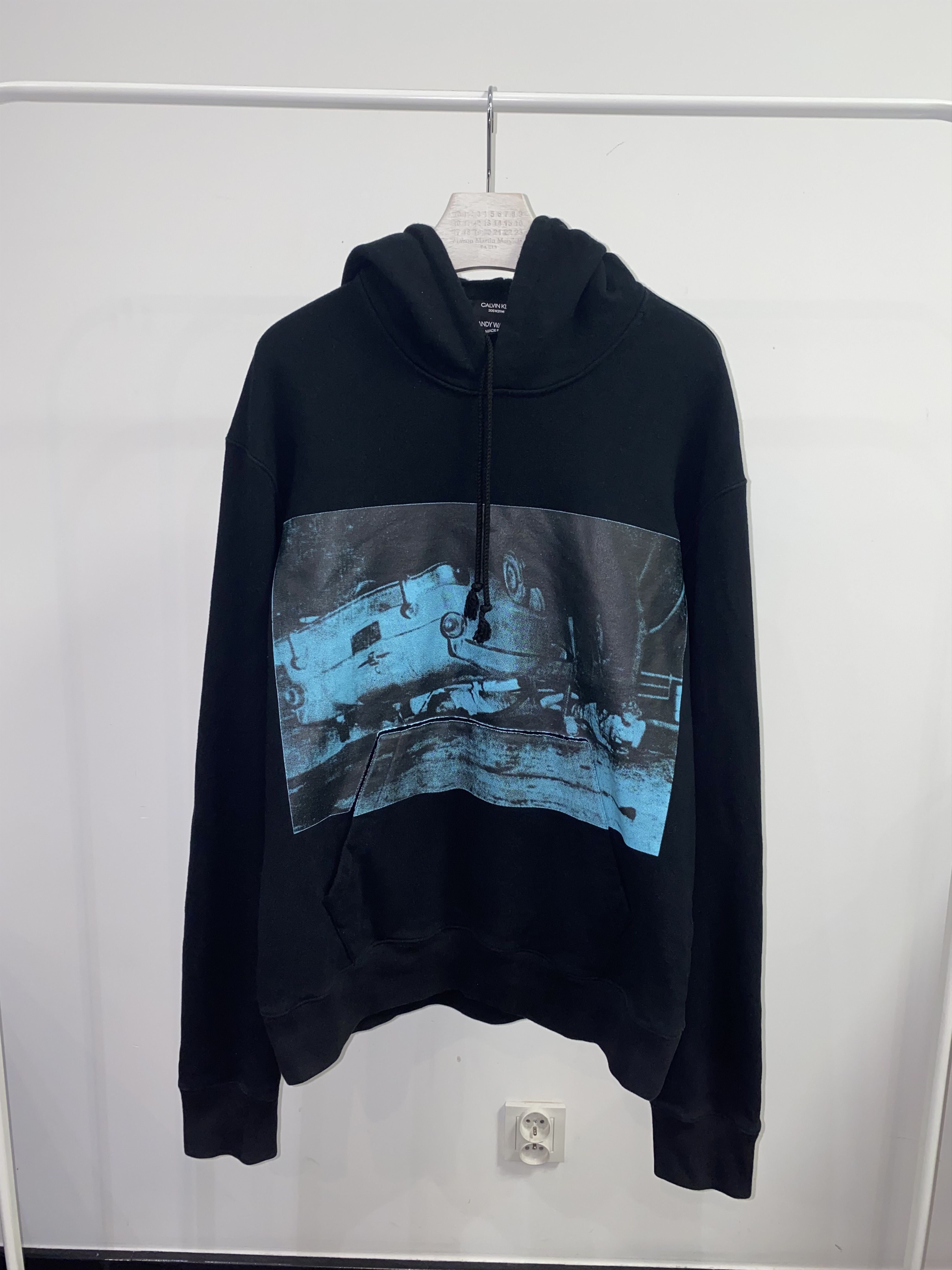 Raf Simons Calvin Klein 205W39NYC by Raf Simons Car Crash Hoodie | Grailed