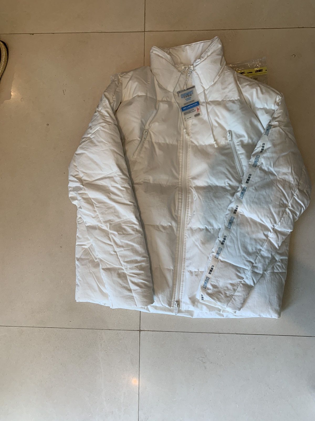 C2H4 C2H4 Chemist Creations White Workwear Down Jacket Size US M / EU 48-50 / 2 - 10 Thumbnail
