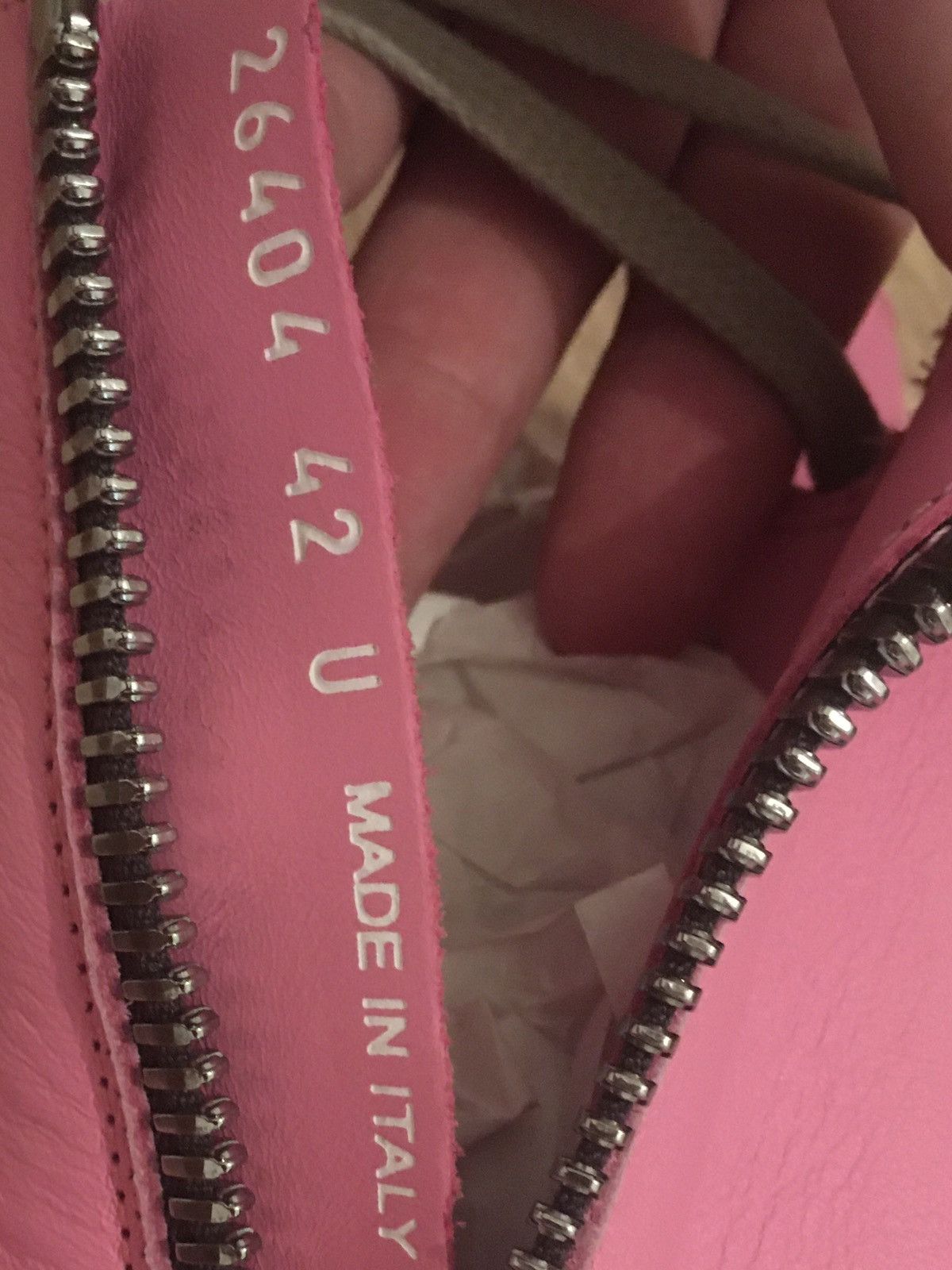 Rick Owens NEW 💦 PINK HIGH CARTI RAMONES SIZE (42) Size US 9 / EU 42 - 14 Thumbnail
