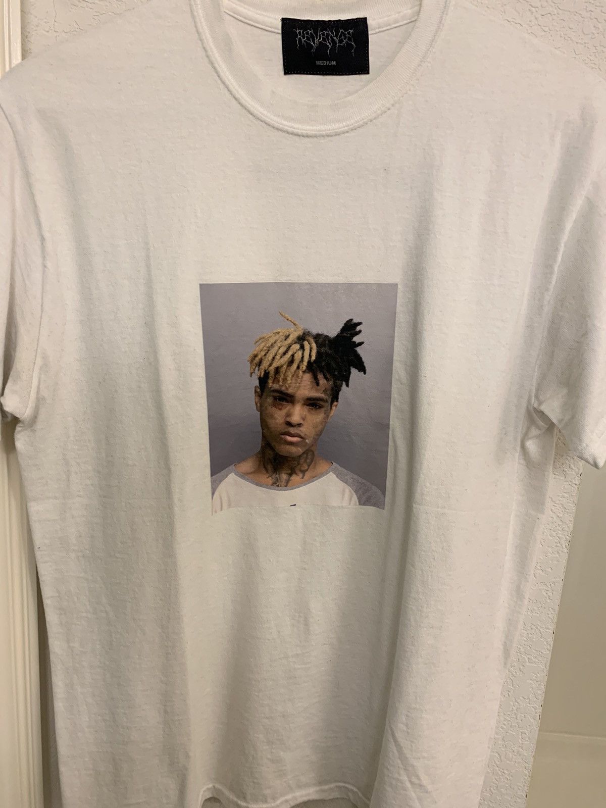 Revenge Bad vibes forever mugshot tee | Grailed