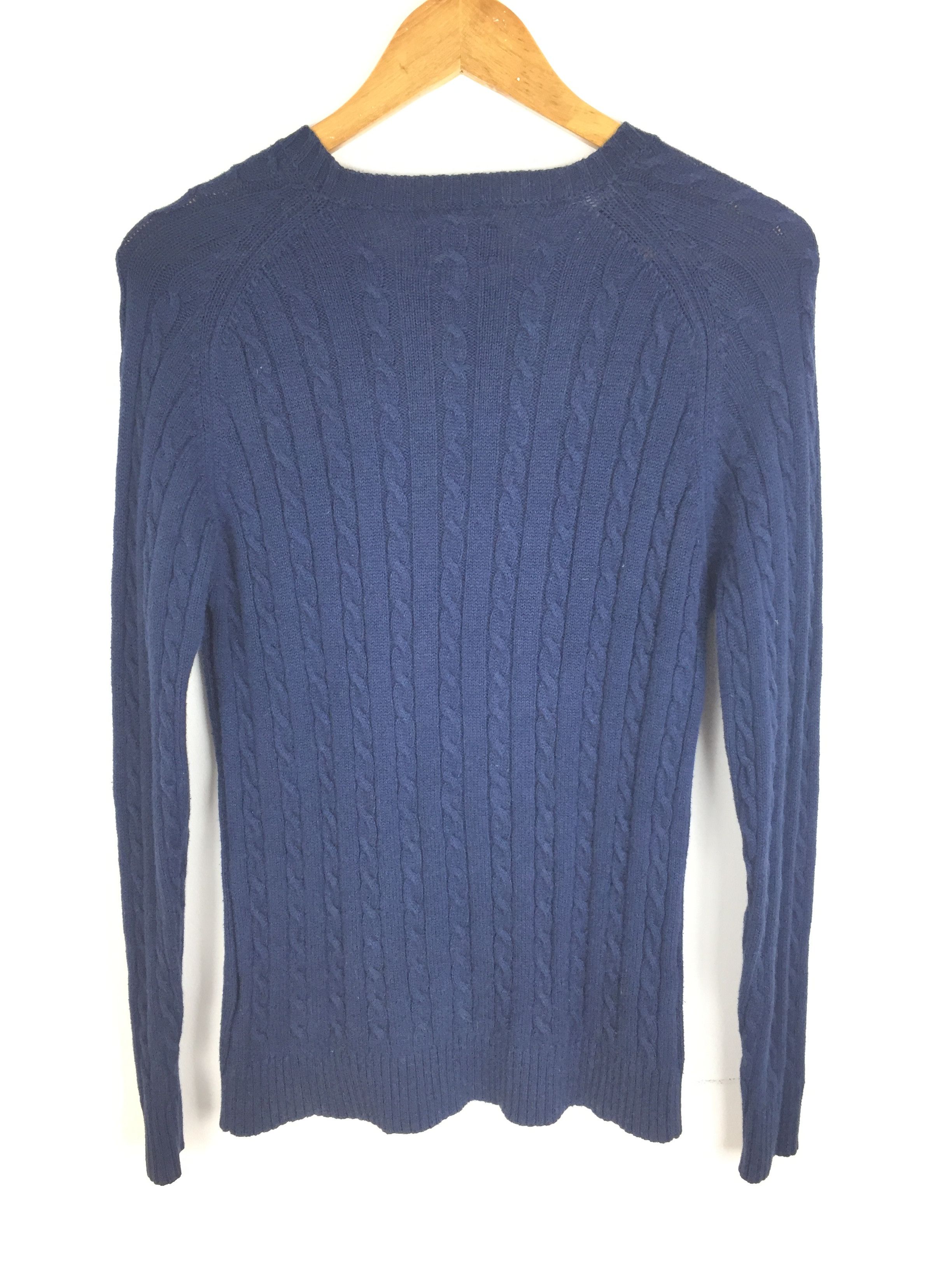 Beams Plus × Japanese Brand Beams + Plus blue cable knit Size US M / EU 48-50 / 2 - 7 Thumbnail