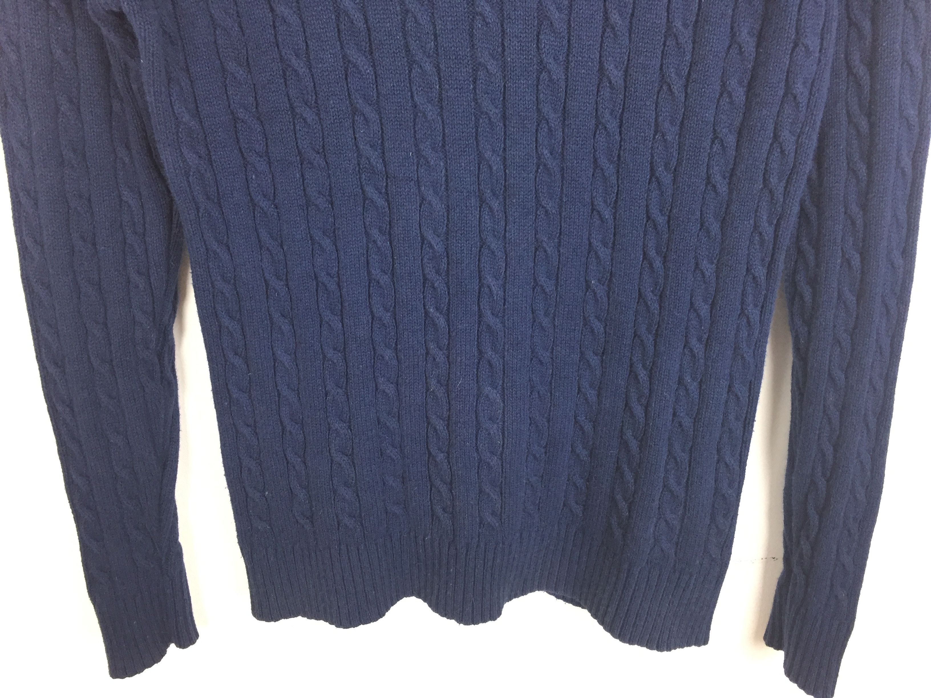 Beams Plus × Japanese Brand Beams + Plus blue cable knit Size US M / EU 48-50 / 2 - 4 Thumbnail