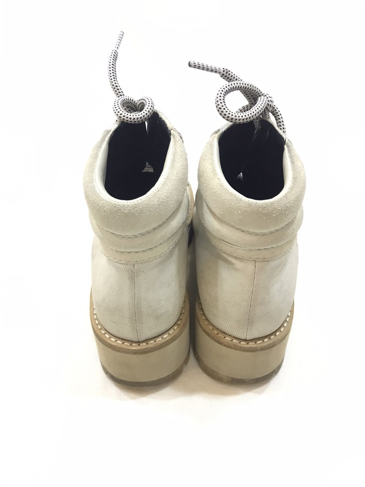 3.1 Phillip Lim PHILLIP LIM WOMEN DYLAN SUED COTTON-TWILL ANKLE BOOTS SHOES Size US 5.5 / EU 38 - 2 Thumbnail