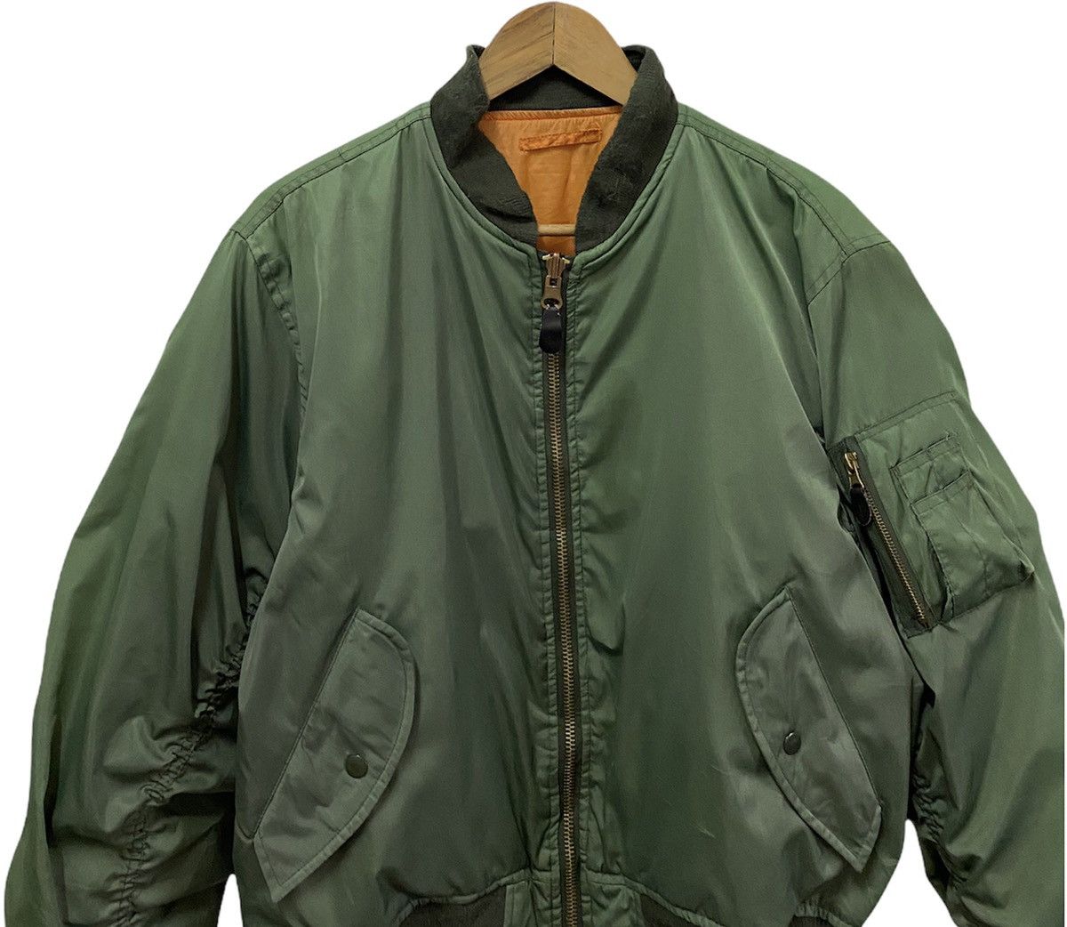 Alpha Industries 🔥Vintage Japanese Brand Bomber Jacket Size US L / EU 52-54 / 3 - 4 Thumbnail