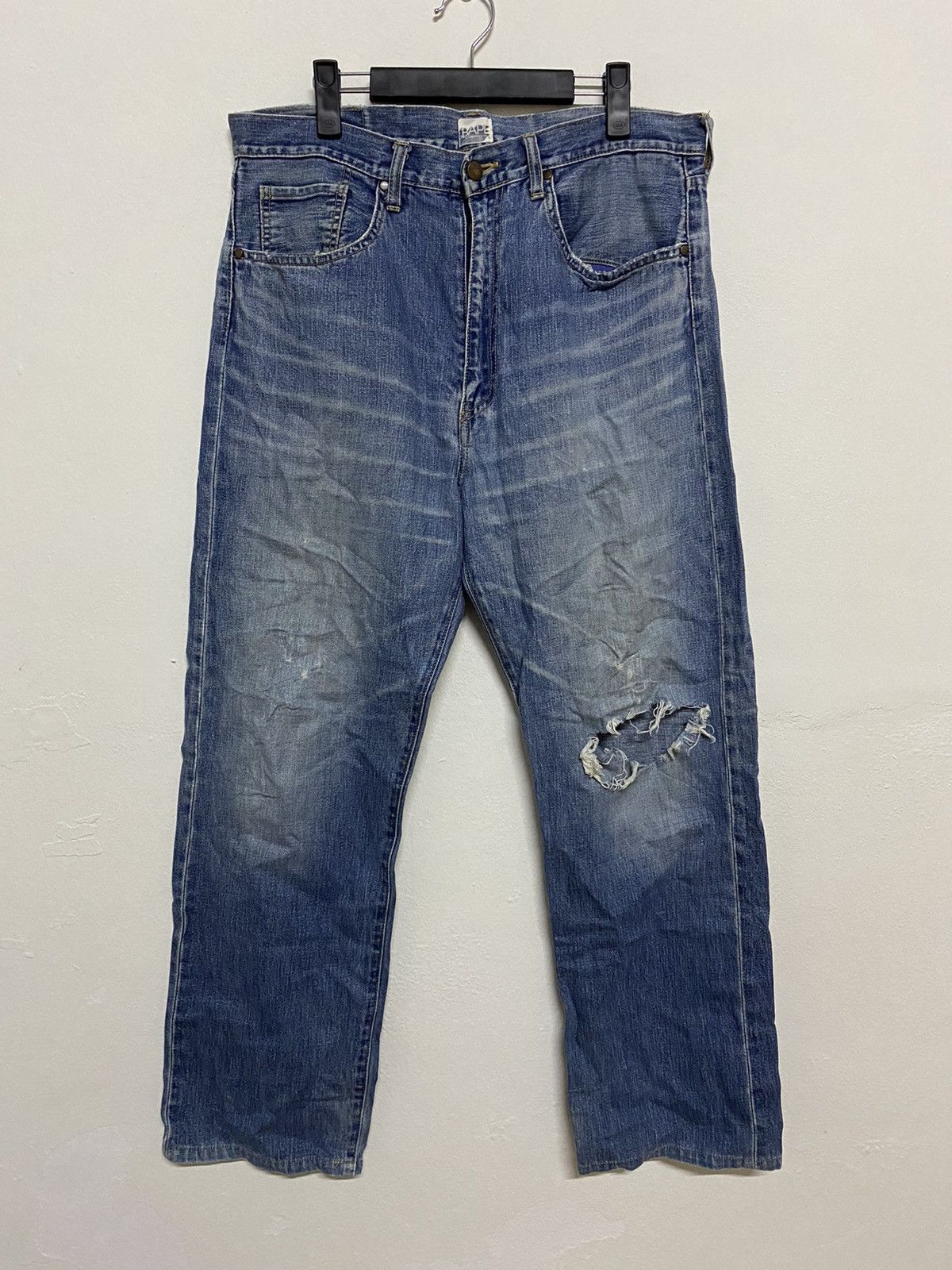 Bape Bapesta Denim Size US 36 / EU 52 - 2 Thumbnail
