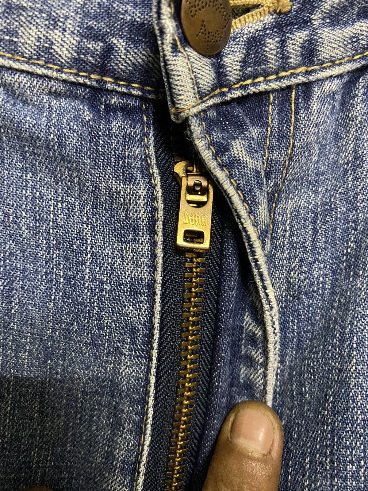 Bape Bapesta Denim Size US 36 / EU 52 - 12 Thumbnail