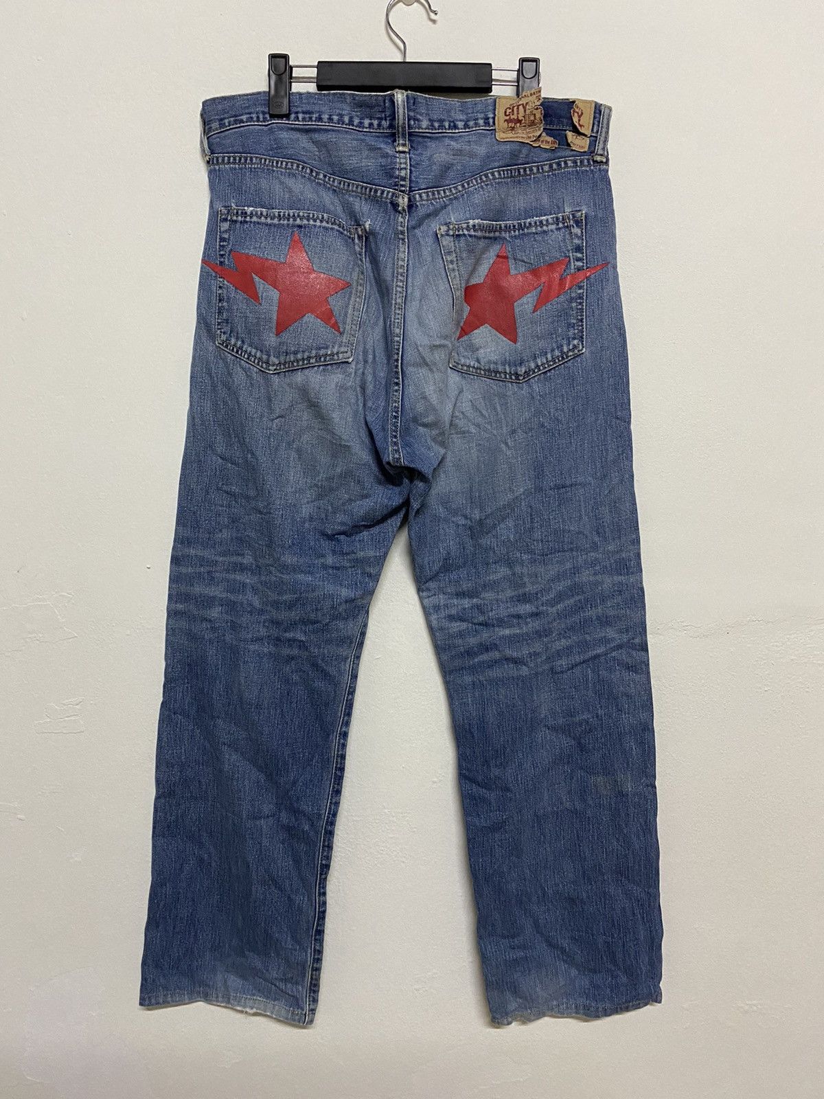 Bape Bapesta Denim Size US 36 / EU 52 - 1 Thumbnail