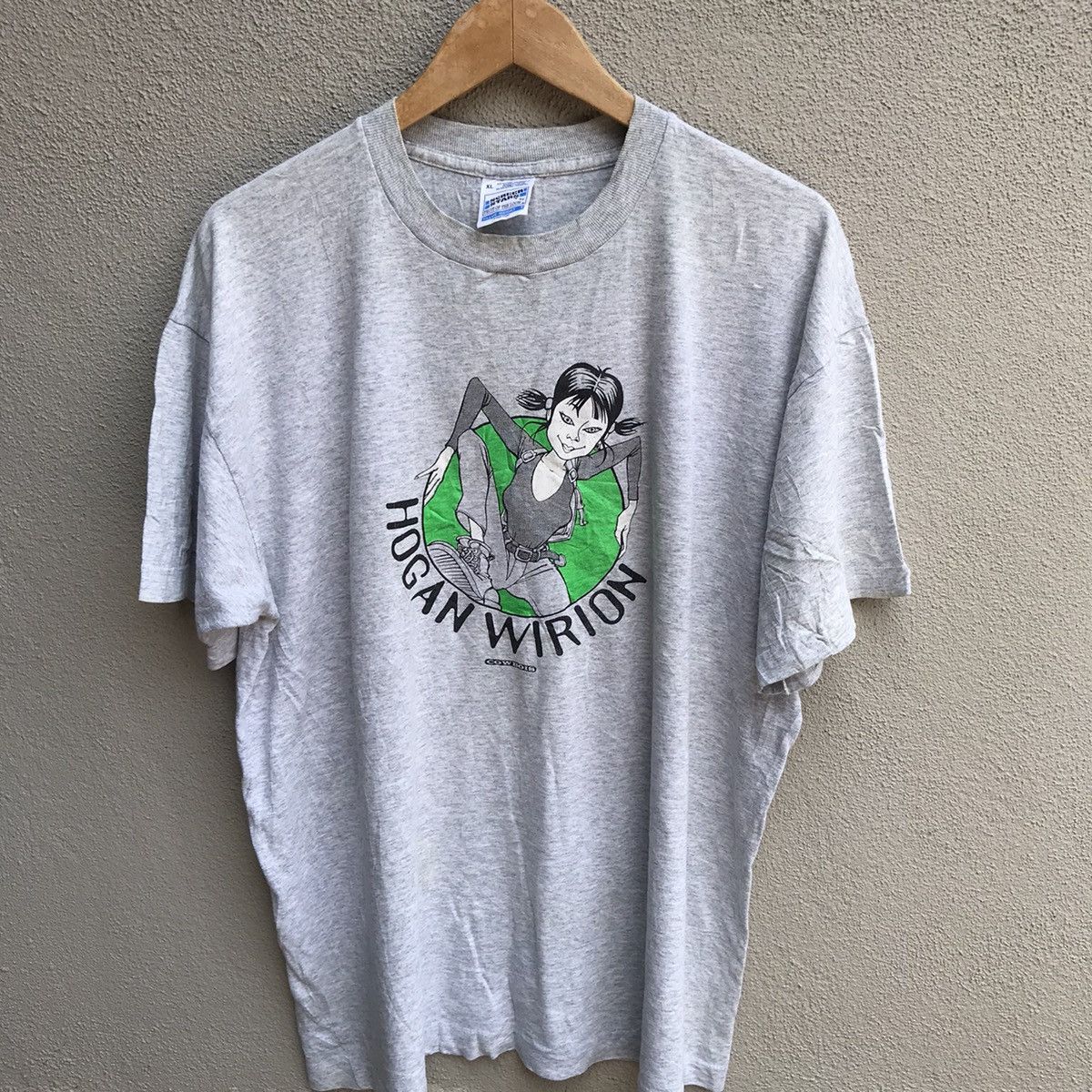Vintage Vintage 90s HOGAN WIRION tee rare cowbois tank girl Size US XL / EU 56 / 4 - 2 Thumbnail