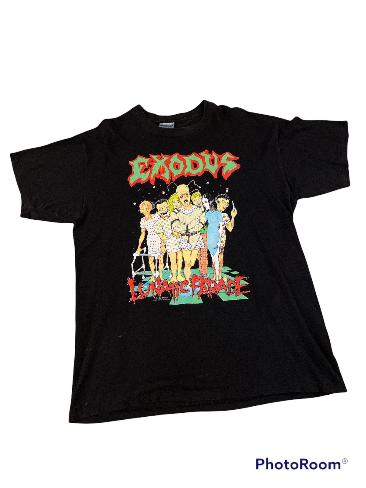 Vintage Vintage 1990 Exodus Lunatic Parade band tee shirt | Grailed