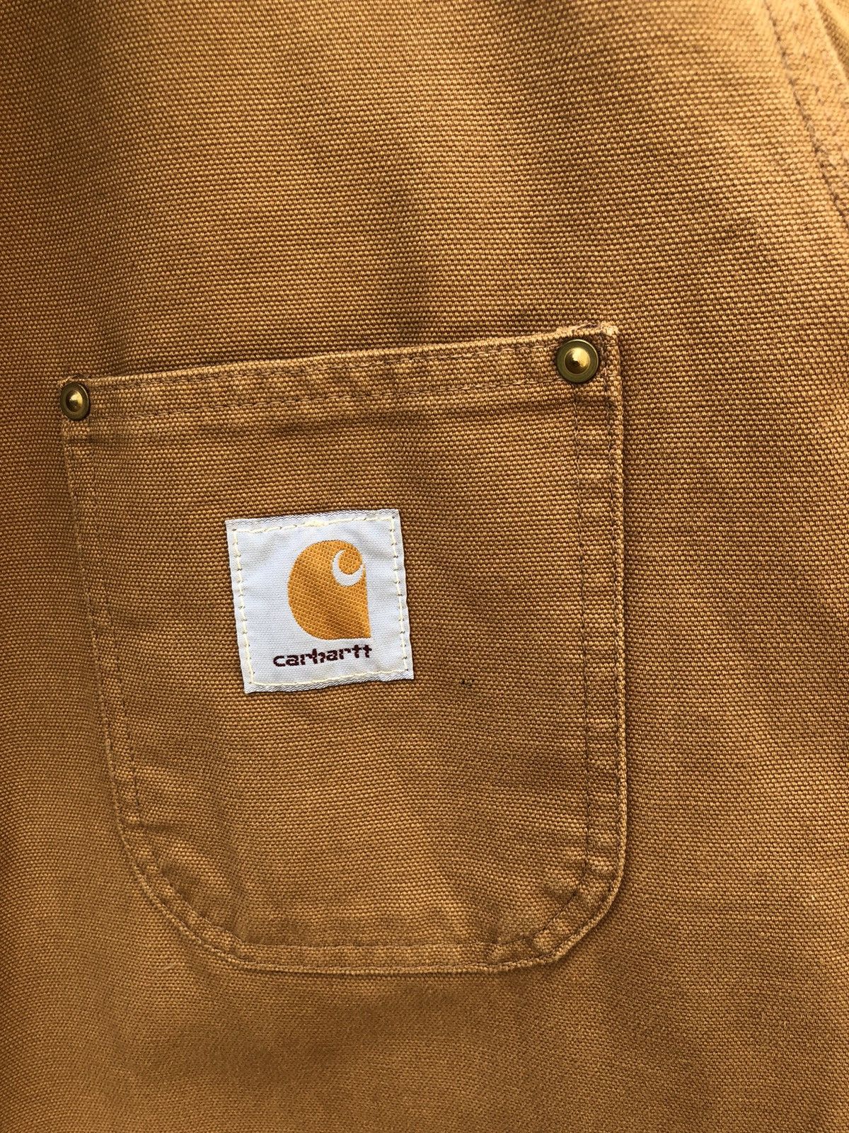 Carhartt Vintage 80s Carhartt Made in Usa Blanket Lined Chore Jacket Size US L / EU 52-54 / 3 - 5 Thumbnail