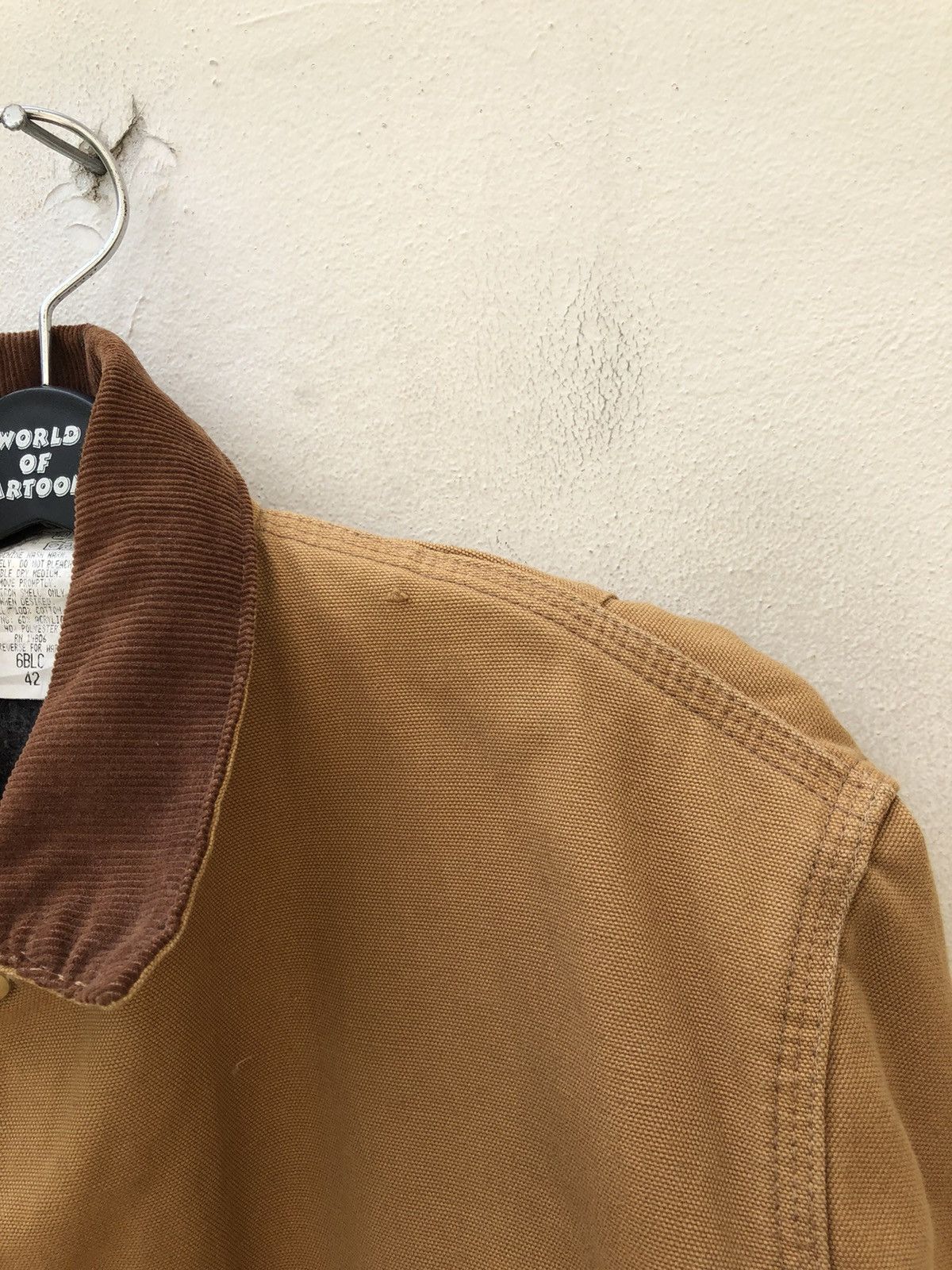 Carhartt Vintage 80s Carhartt Made in Usa Blanket Lined Chore Jacket Size US L / EU 52-54 / 3 - 3 Thumbnail
