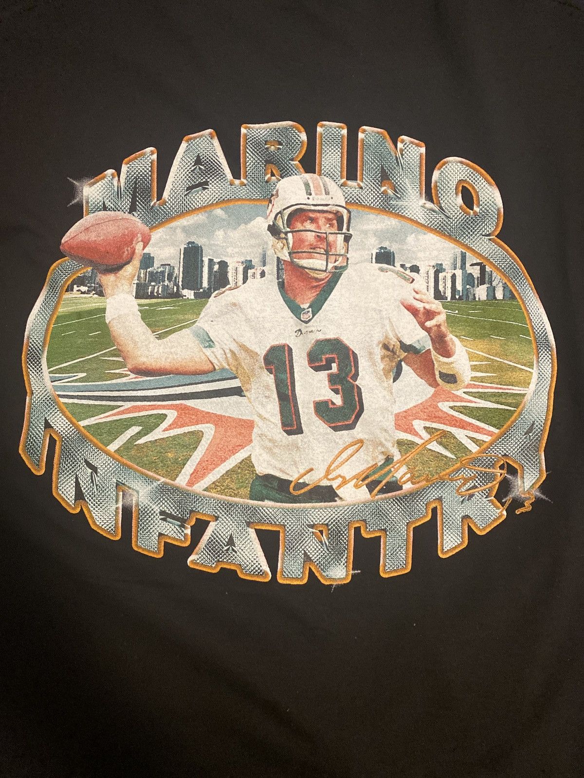 Marino Infantry Dan Marino Dolphins Tee w. Signature Size US L / EU 52-54 / 3 - 3 Thumbnail