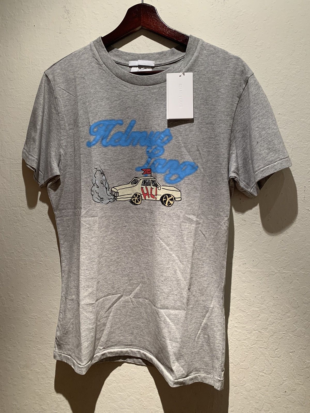 Designer × Helmut Lang *RARE* New Helmut Lang Race Car Exhaust T-Shirt - Small Size US S / EU 44-46 / 1 - 1 Thumbnail