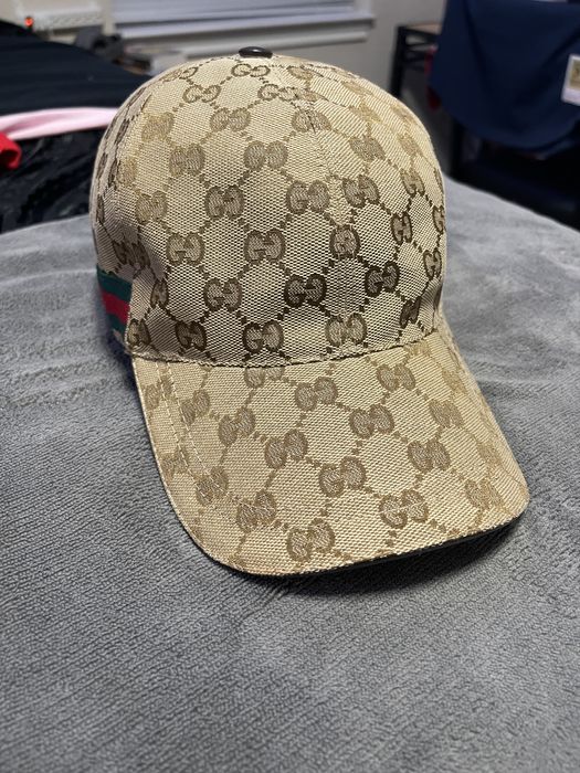 Original GG canvas baseball hat with Web