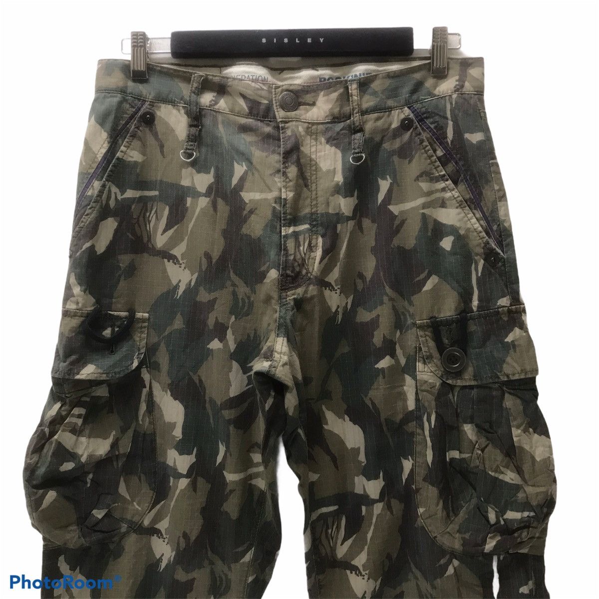 PPFM Japanese Brand PPFM Cargo Pants Camouflage Size US 32 / EU 48 - 3 Thumbnail