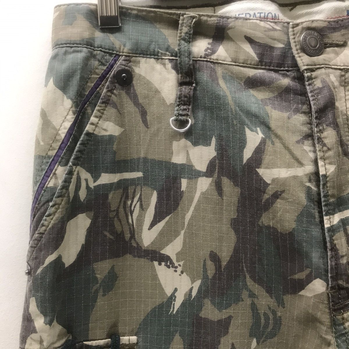 PPFM Japanese Brand PPFM Cargo Pants Camouflage Size US 32 / EU 48 - 4 Thumbnail