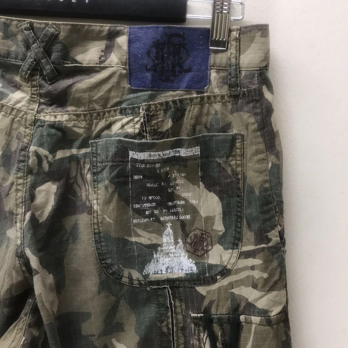 PPFM Japanese Brand PPFM Cargo Pants Camouflage Size US 32 / EU 48 - 12 Thumbnail