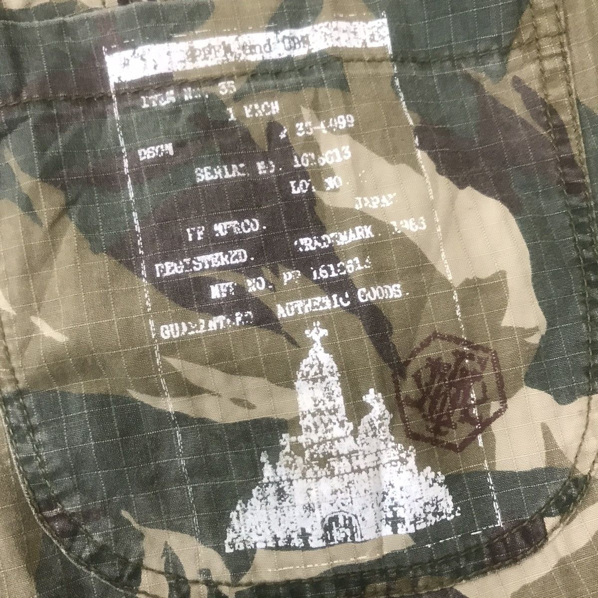 PPFM Japanese Brand PPFM Cargo Pants Camouflage Size US 32 / EU 48 - 19 Thumbnail