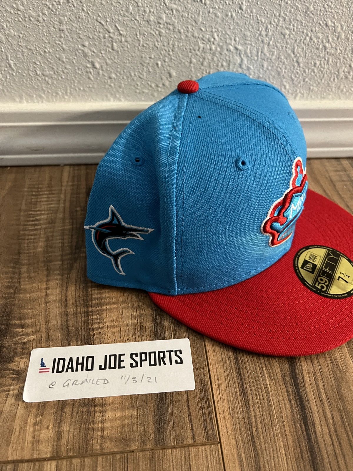 New Era Miami Marlins CITY CONNECT 59FIFTY Hat SUGAR KINGS - 7 3/4 Size ONE SIZE - 2 Preview