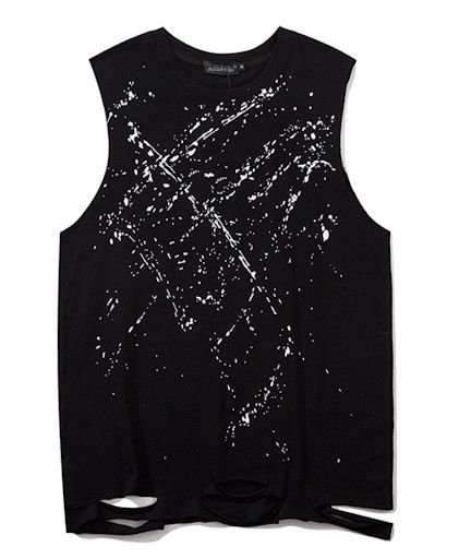 Vintage A$AP ROCKY Tank top Splatter Print | Grailed