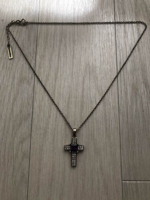 Dolce & Gabbana D&G GEMSTONE CROSS NECKLACE Size ONE SIZE - 2 Preview