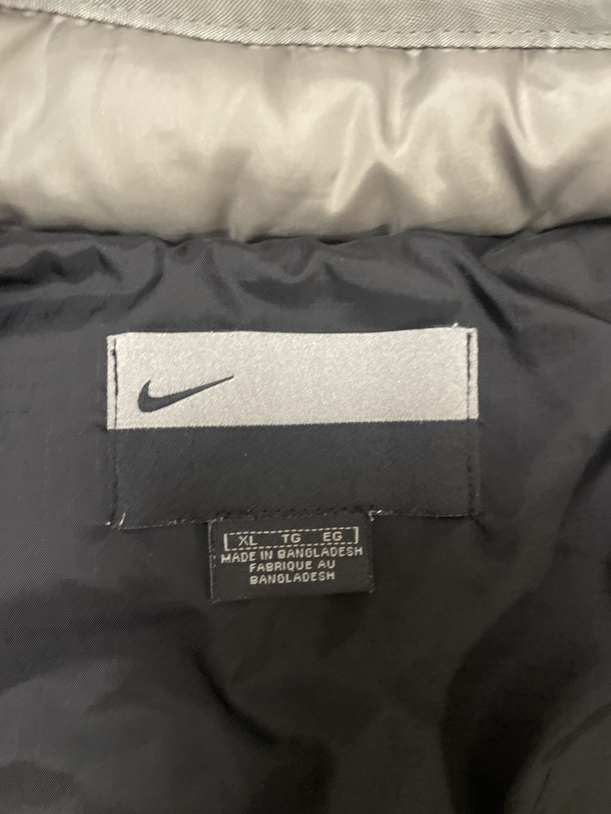 Nike × Vintage Olive Green Vintage Y2K Nike Quilted Puffer Size US XL / EU 56 / 4 - 6 Thumbnail
