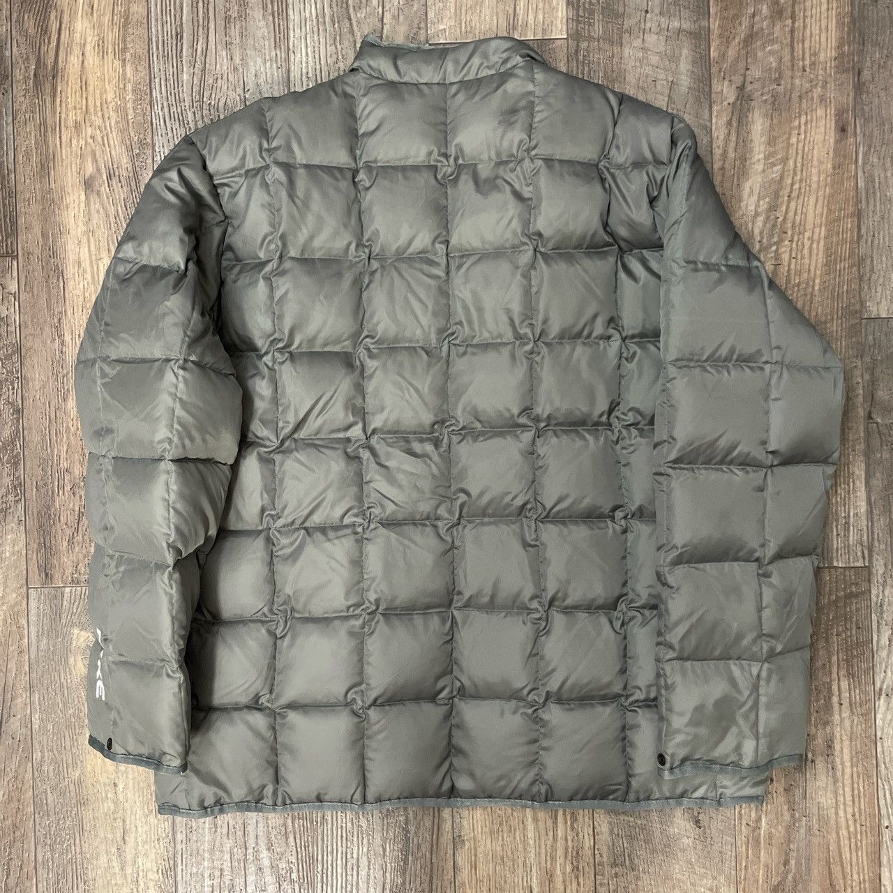 Nike × Vintage Olive Green Vintage Y2K Nike Quilted Puffer Size US XL / EU 56 / 4 - 4 Thumbnail