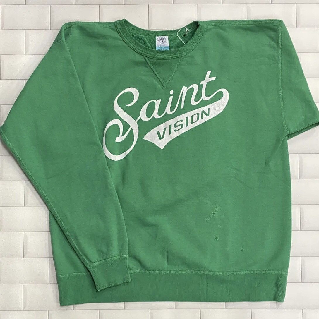 Pre-owned Cali Thornhill Dewitt X Readymade Saint Michael Vision Sweatshirt In Green