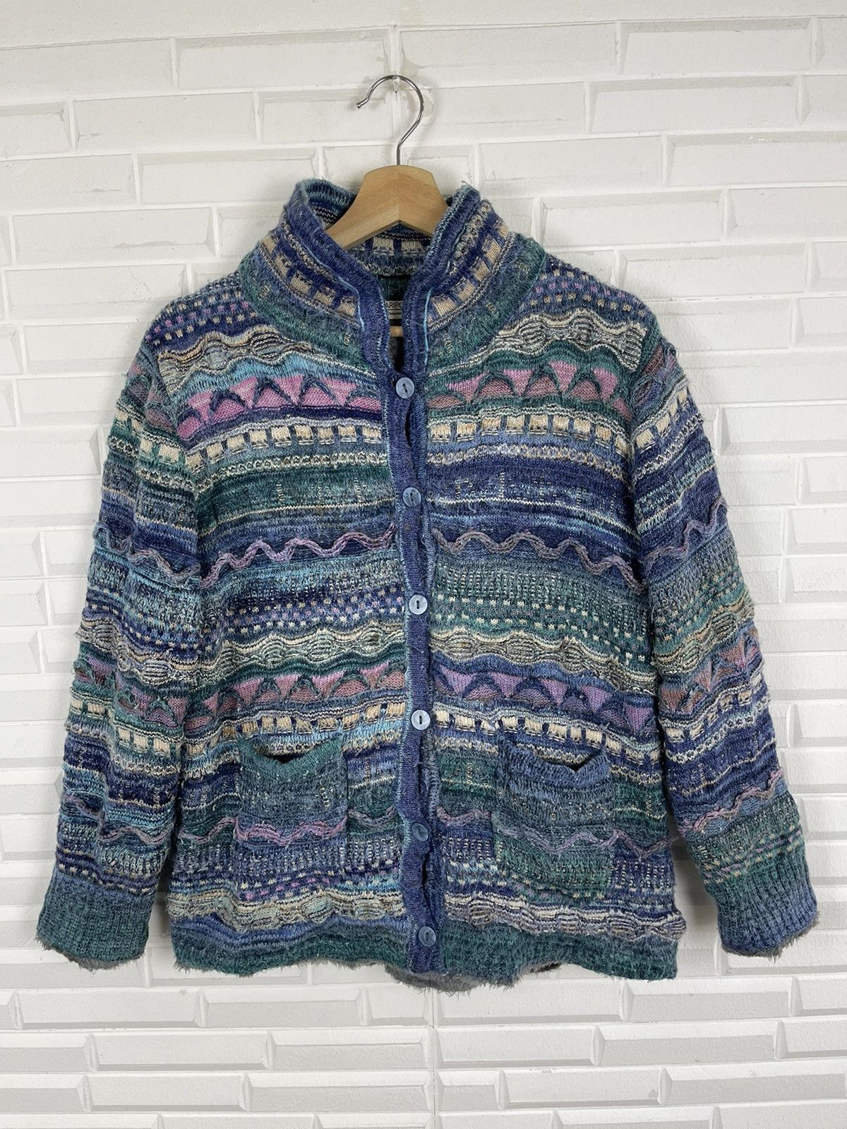 Coogi Vintage Wool Knit Stripes Inspired Coogi Australia Size US S / EU 44-46 / 1 - 1 Thumbnail