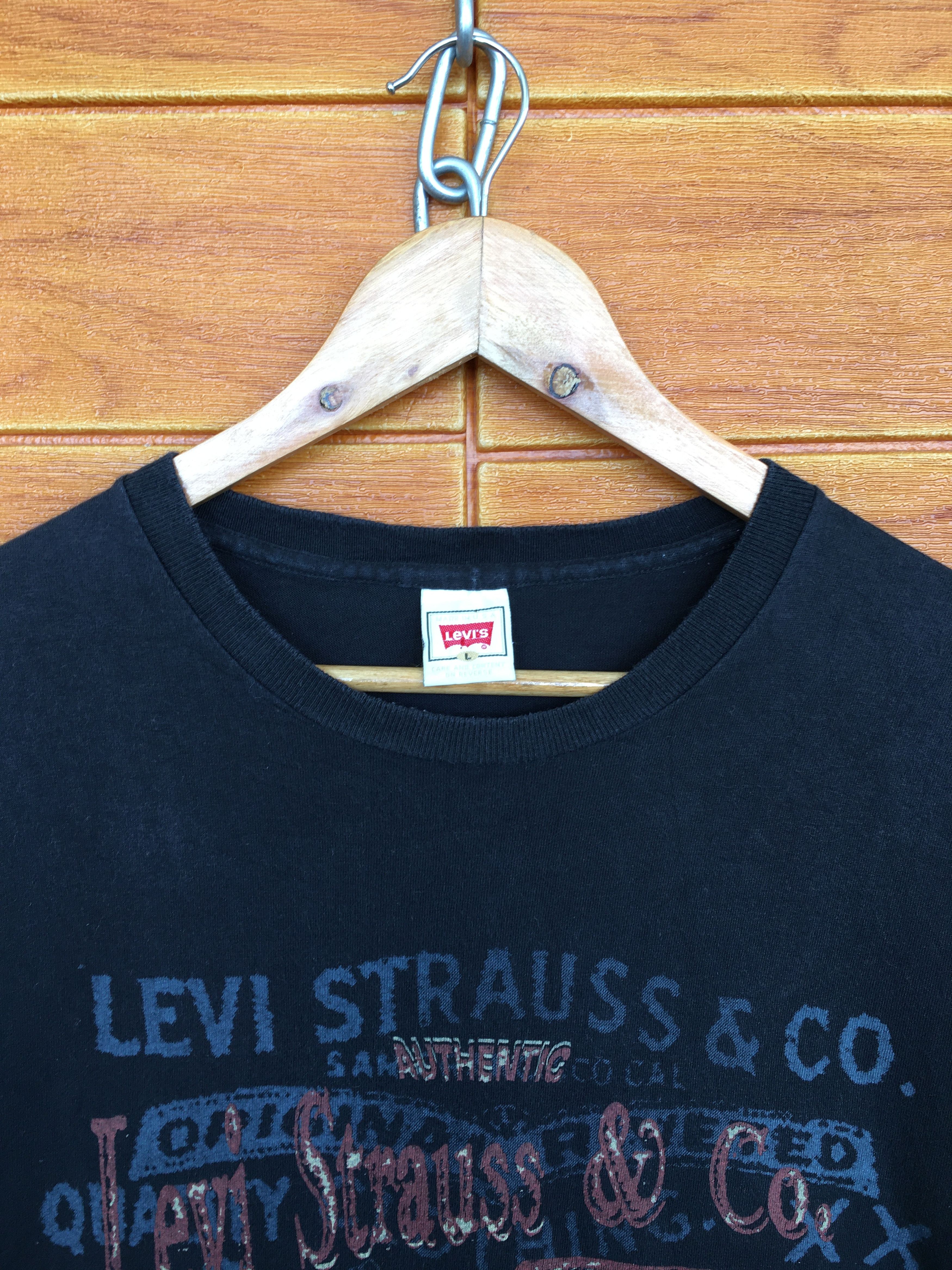 Levi's Vintage 90s LEVIS Made In Usa T-Shirt / 1995 Levis Size US L / EU 52-54 / 3 - 2 Thumbnail