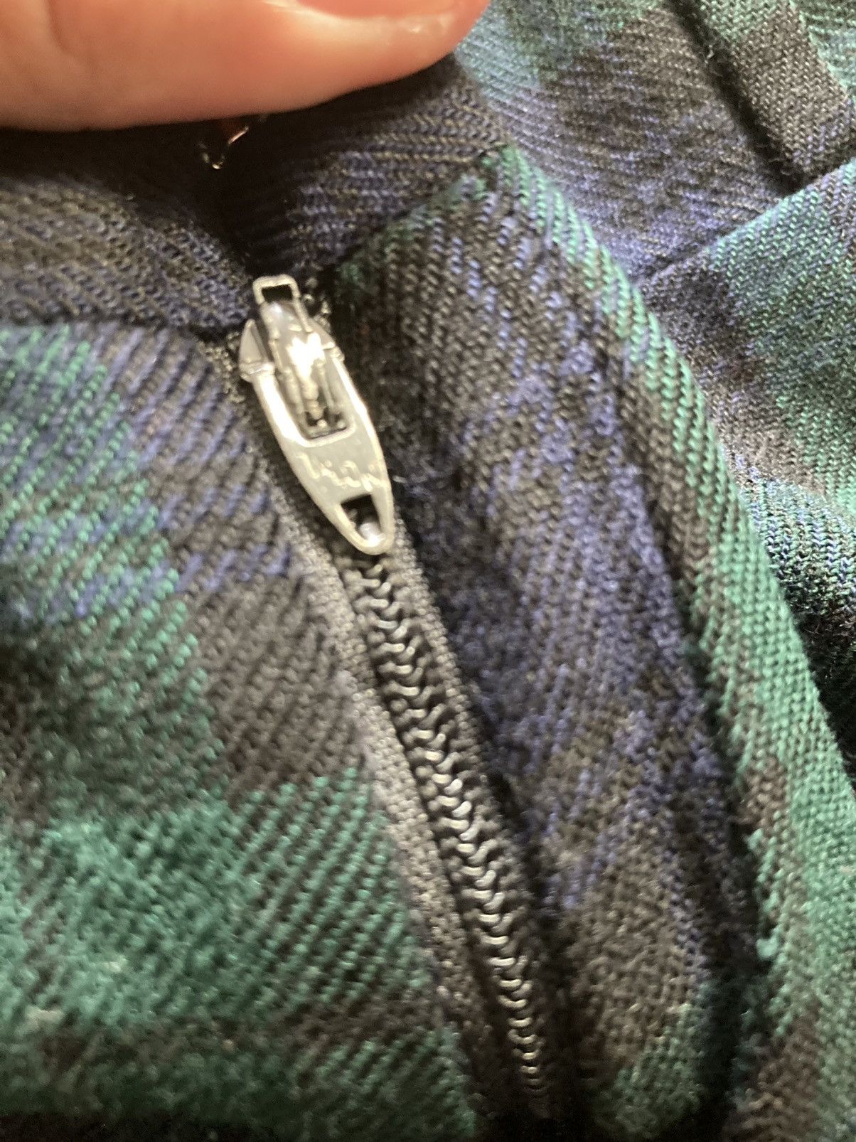 Vintage Vintage 70s green checkered tartan wool pants Size US 31 - 3 Thumbnail