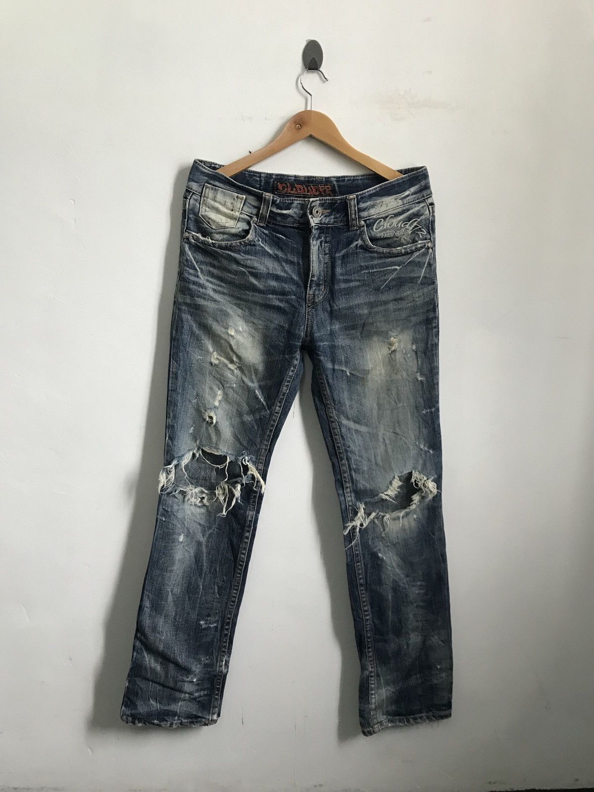 Hysteric Glamour Cloud 72 Denim Jeans Size US 33 - 1 Thumbnail