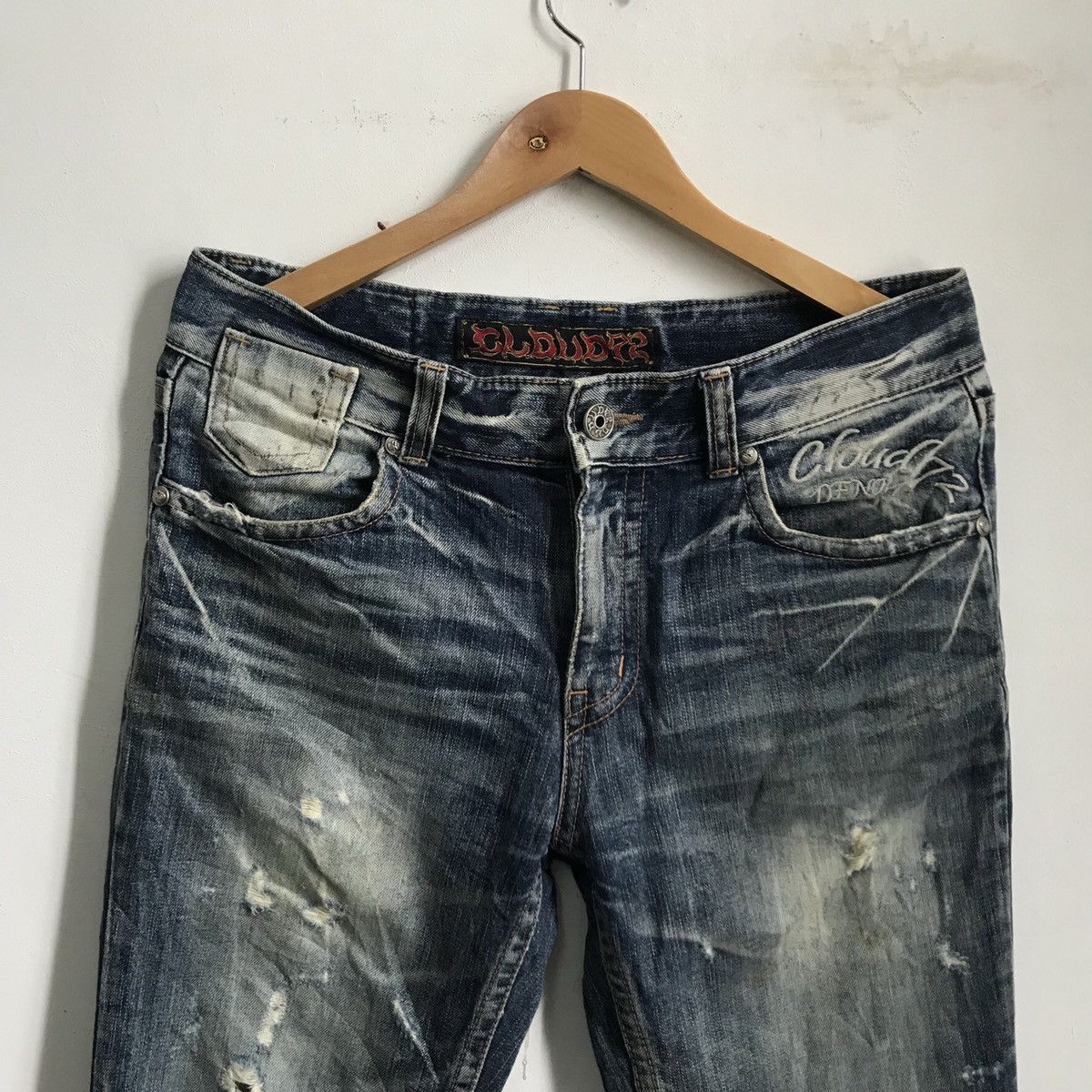 Hysteric Glamour Cloud 72 Denim Jeans Size US 33 - 3 Thumbnail