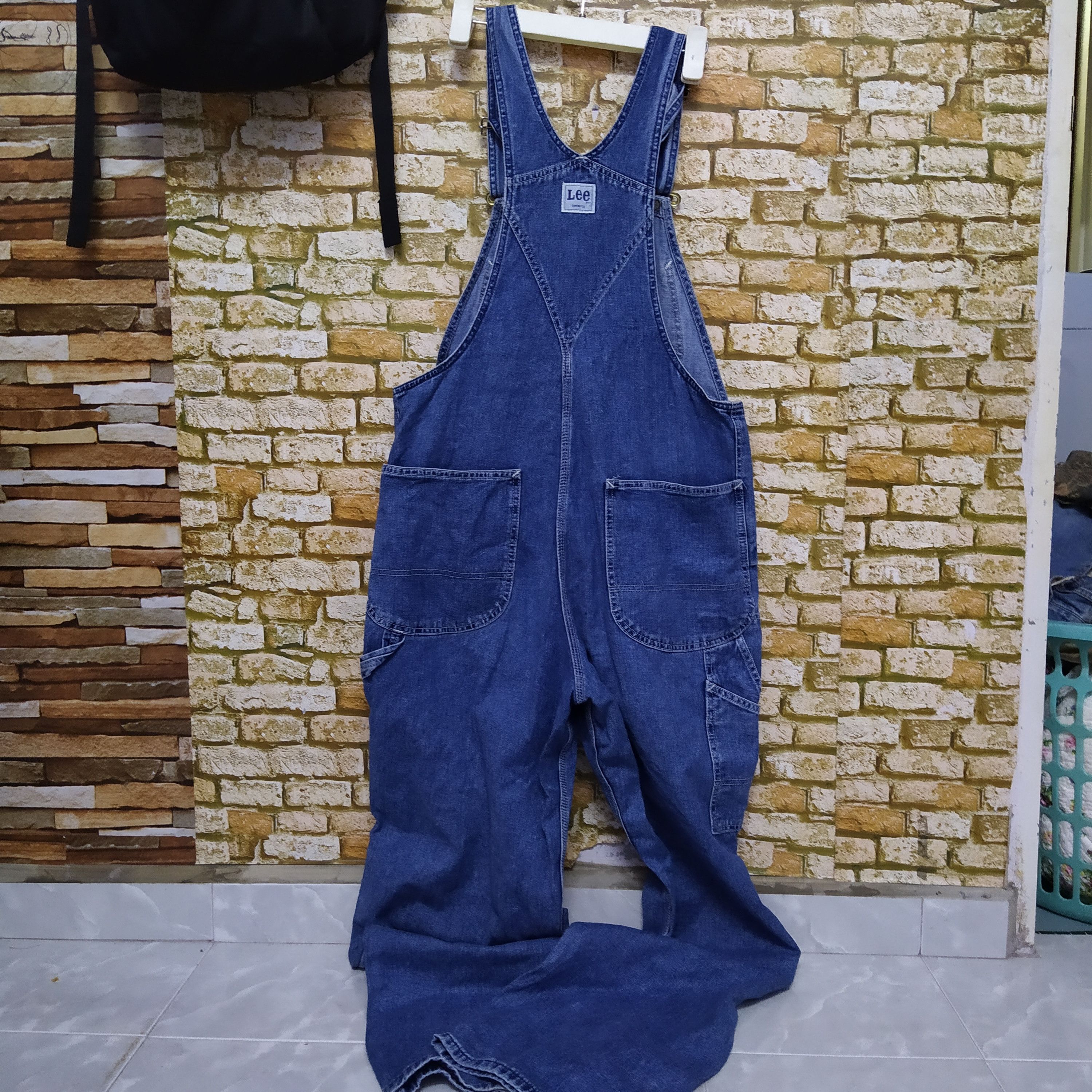 Lee × Vintage VTG LEE OVERALLS DENIM (D315) Size US 35 - 6 Thumbnail