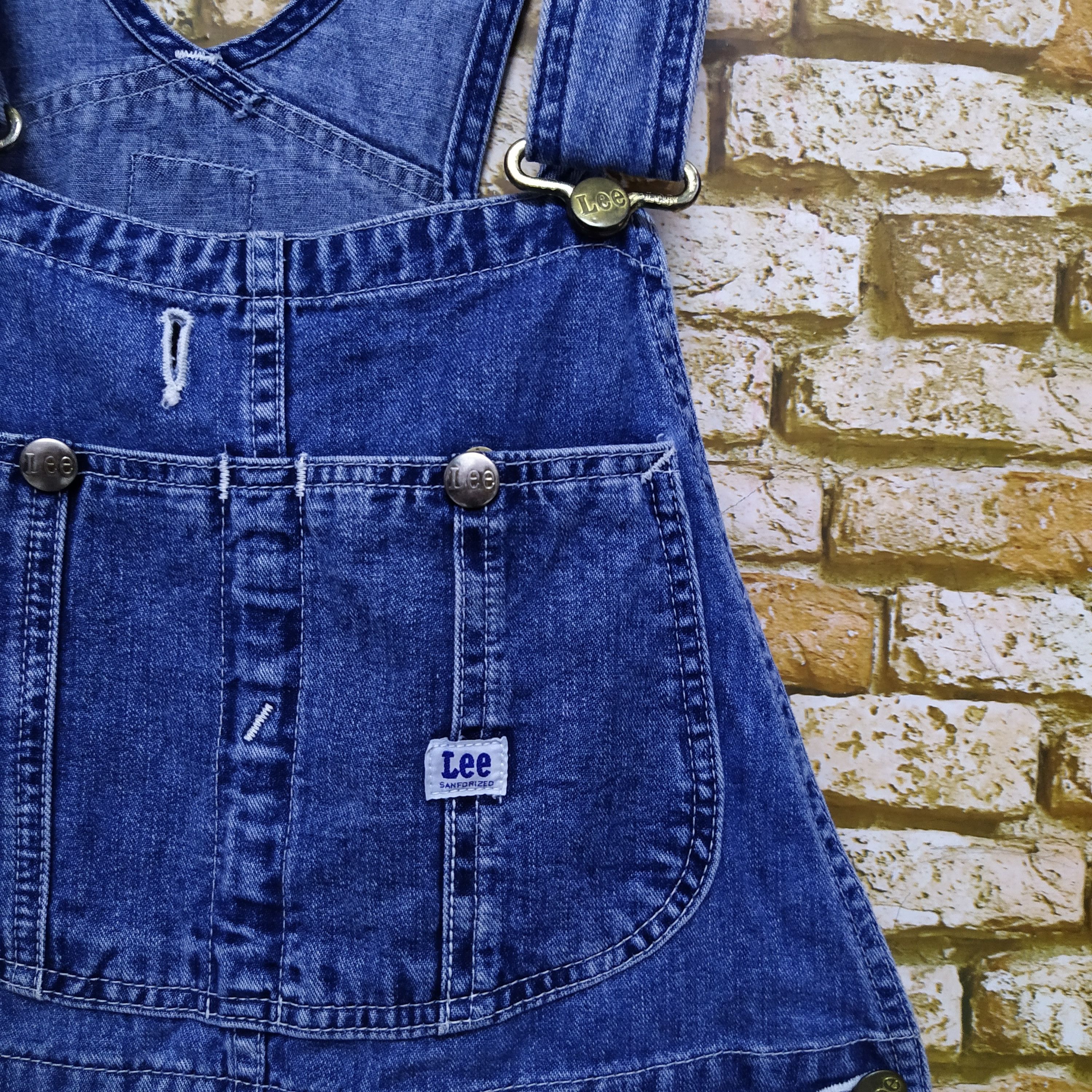 Lee × Vintage VTG LEE OVERALLS DENIM (D315) Size US 35 - 3 Thumbnail