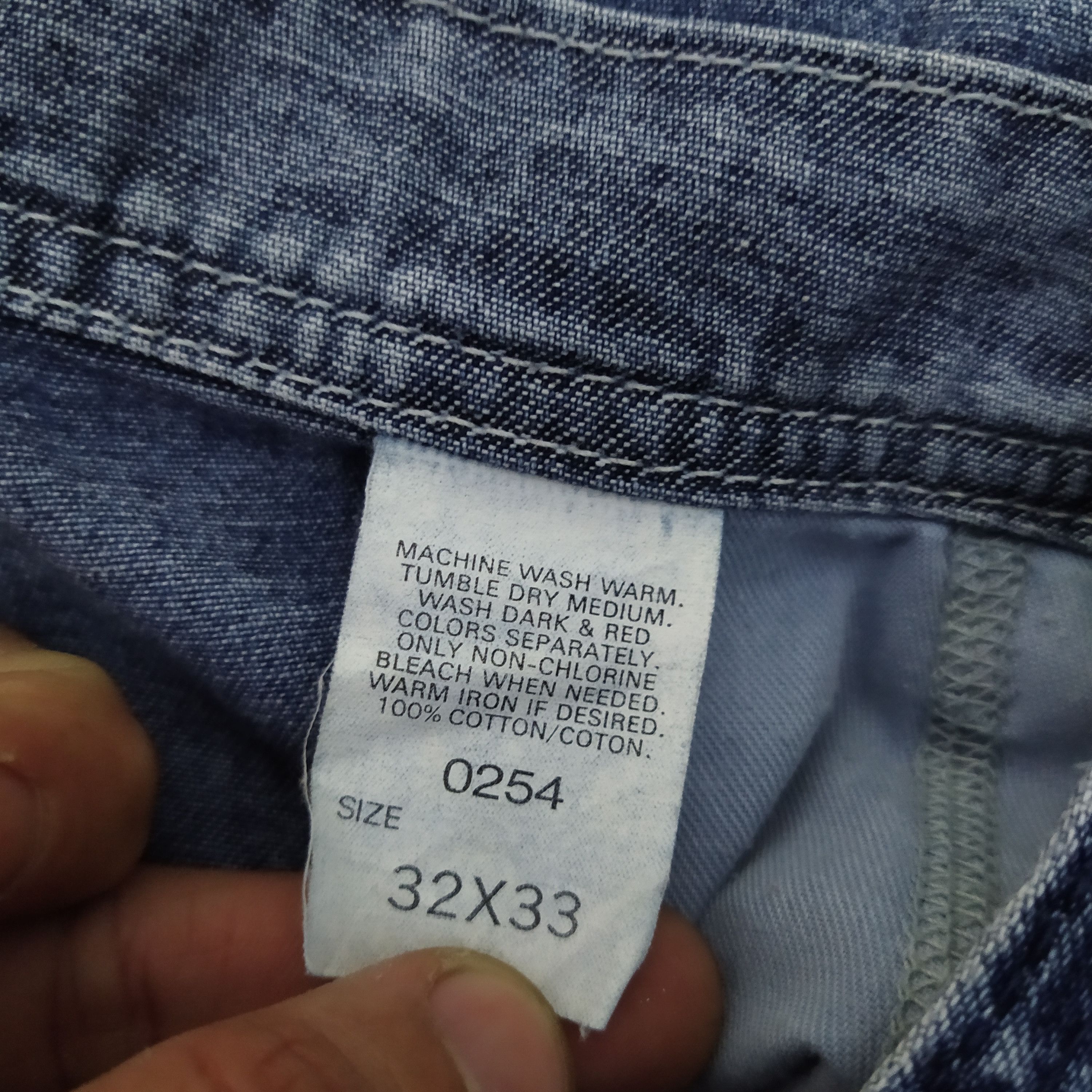 Lee × Vintage VTG LEE OVERALLS DENIM (D315) Size US 35 - 9 Thumbnail