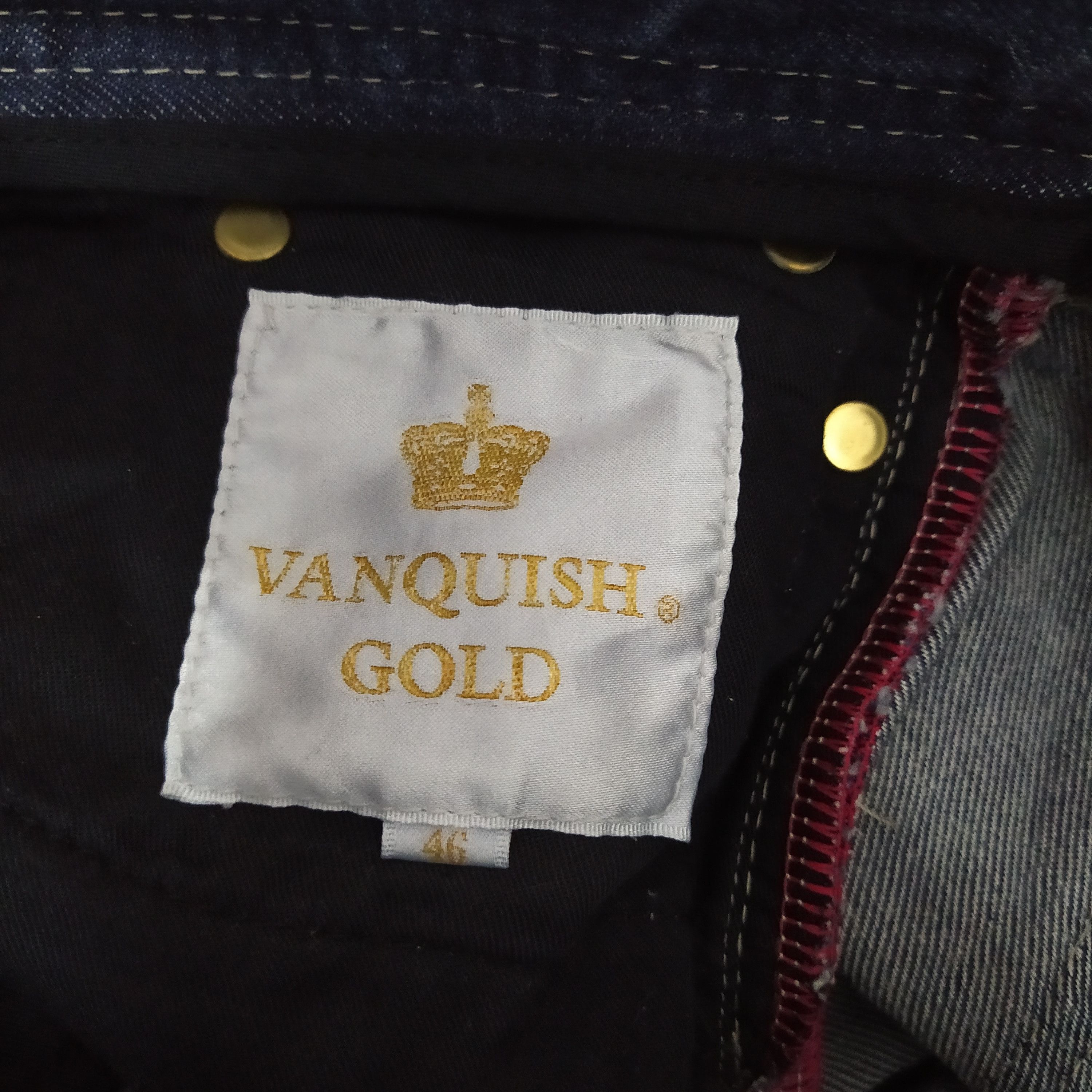 Vanquish VANQUISH GOLD FLARE DISTRESSED DENIM (D316) Size US 33 - 10 Thumbnail